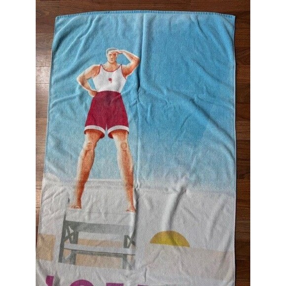 Vintage LOTREL Amlodipine Drug Rep Promo Ad Beach Towel Pharmaceutical‎ - Picture 3 of 10